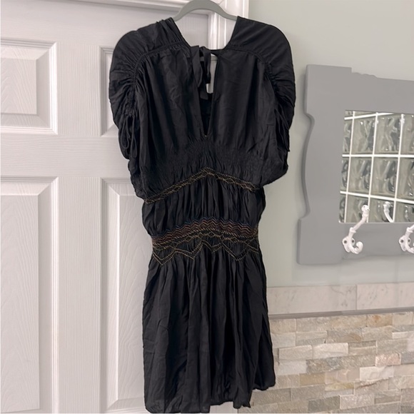 Free People Love on the Run Black Dress EUC - Picture 7 of 14